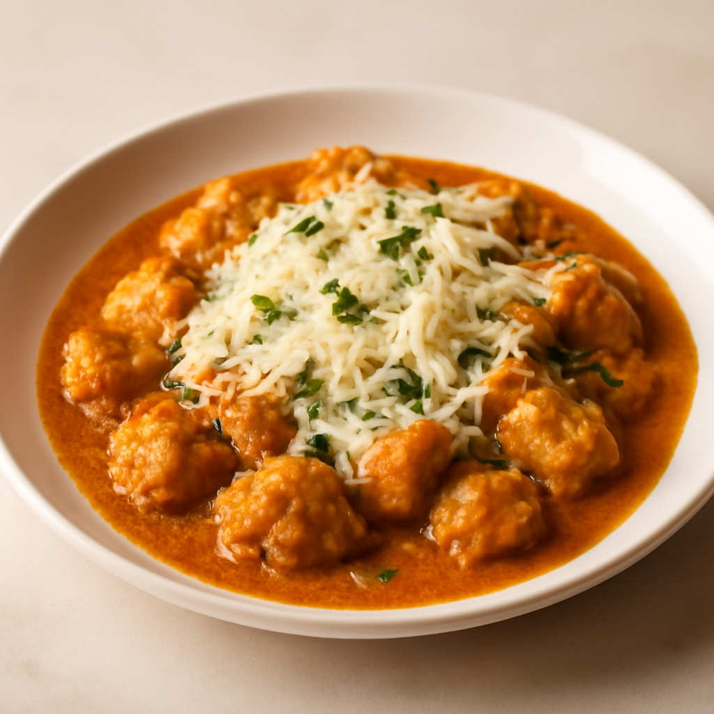 Chicken Cheese Handi