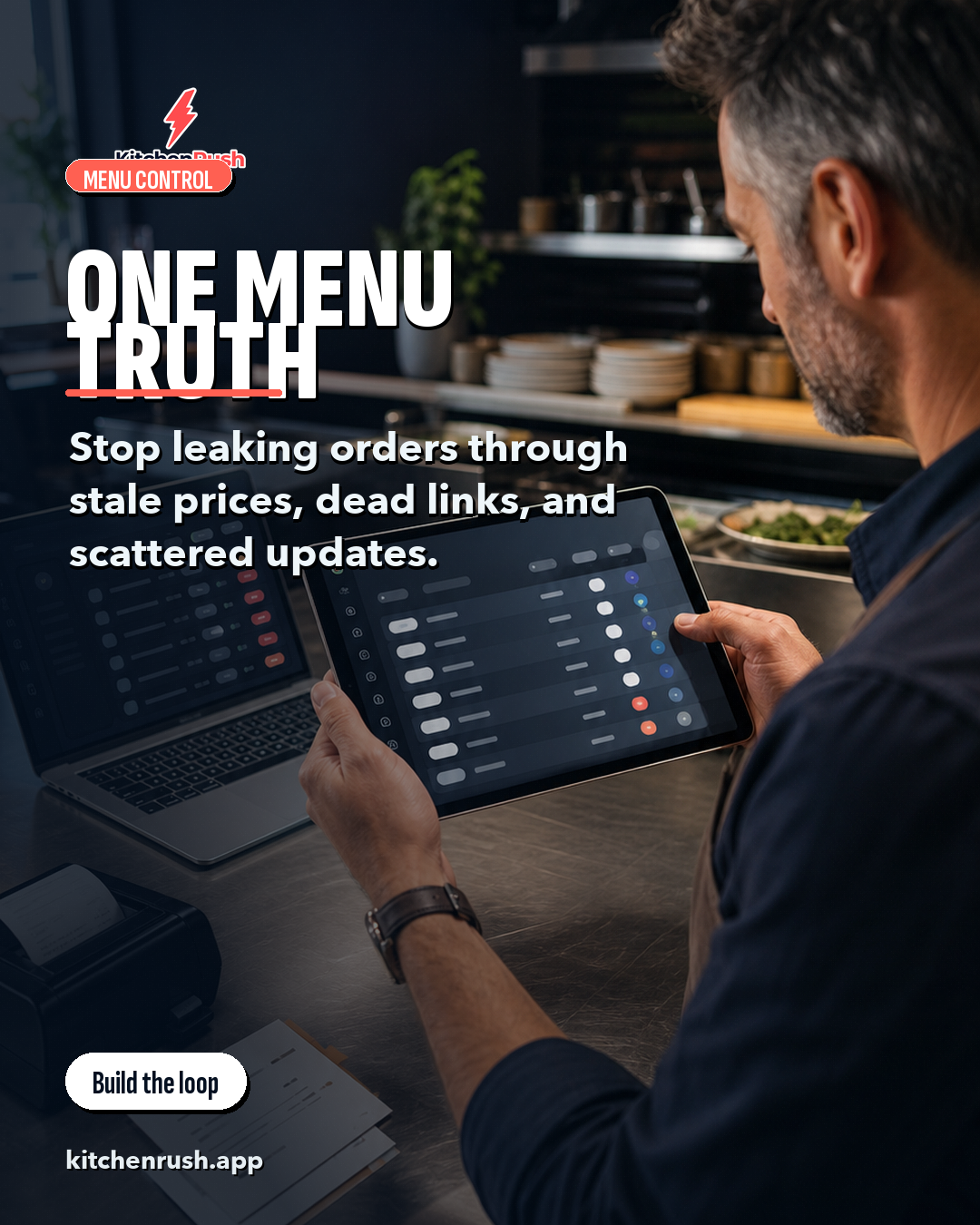 One Menu Truth: The Restaurant Menu Control Loop for 2026