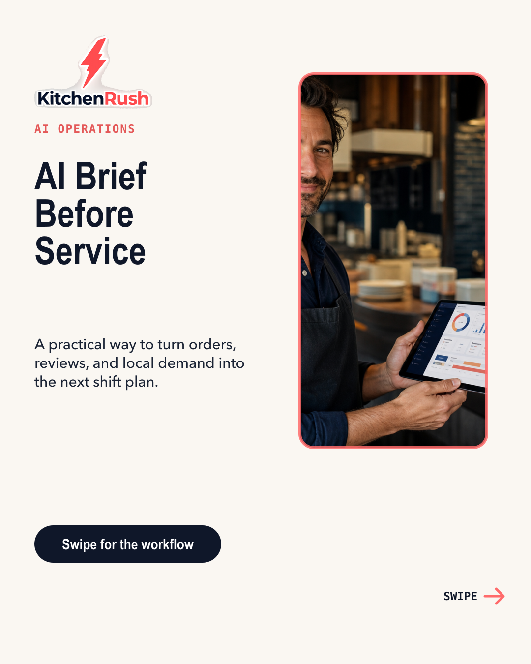 Carousel preview: AI Operations Briefs Beat Gut Feel