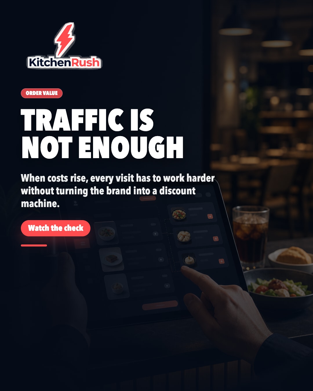 Traffic Is Not Enough When the Check Is Too Small