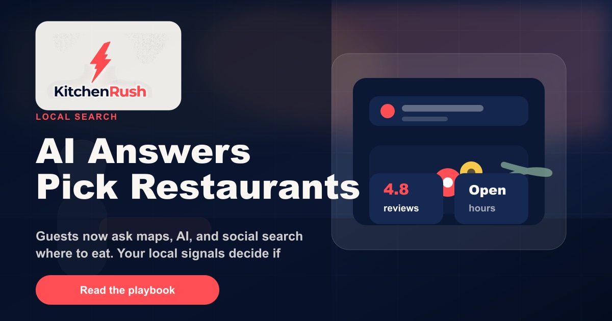 AI Answer Engines Are Choosing Local Restaurants