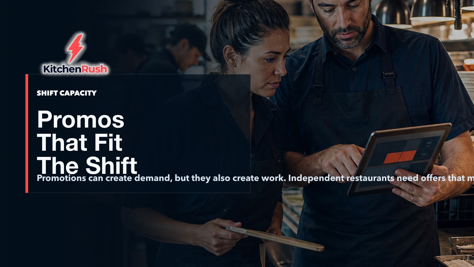 Restaurant Promotions Should Fit the Shift