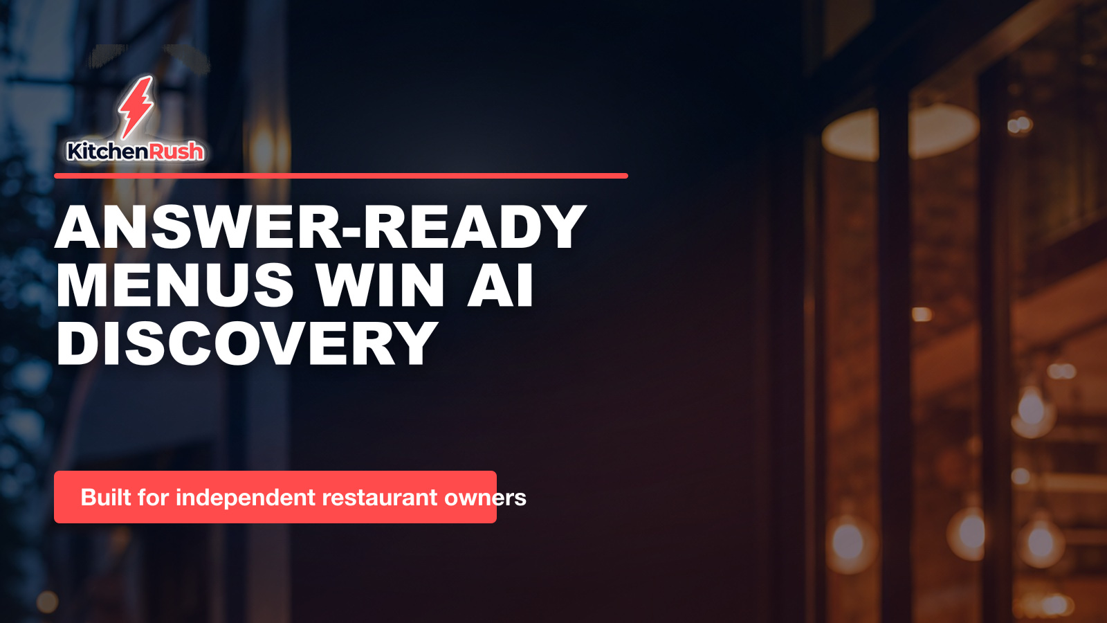 Answer-Ready Menus Win AI Discovery